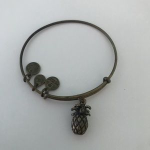 Pineapple charm Alex & Ani bracelet